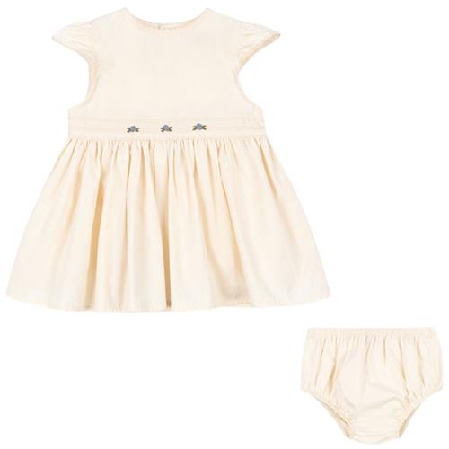 Se Konges Sløjd GOTS Celebration Aaliyah Baby-sæt Eggnog 6 months  Hvid  6 måneder  kvinde ved Babyshop