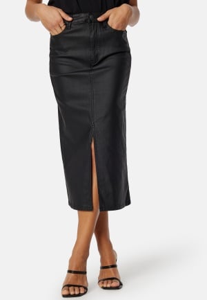 Object Collectors Item Objnaya Coated Mid Waist Skirt Black L