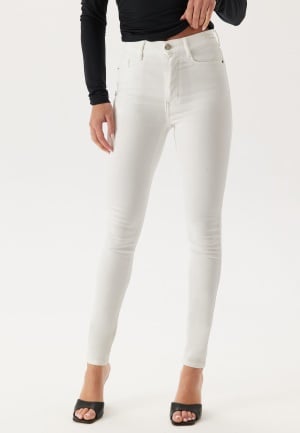 Se BUBBLEROOM High Full length Superstretch Jeans White 48 ved Bubbleroom