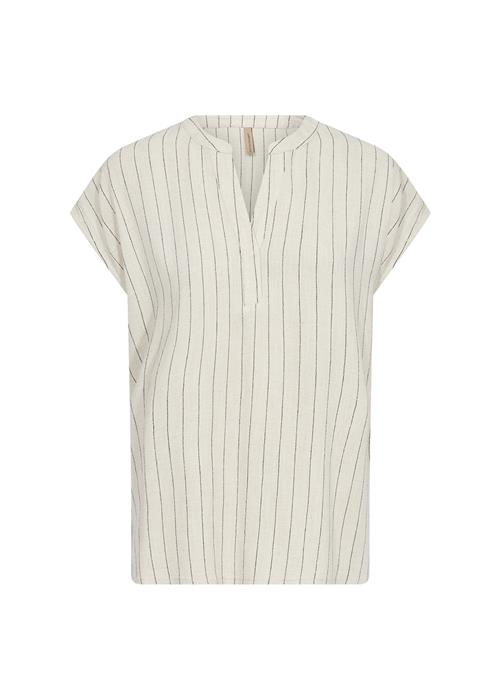 Soyaconcept Bluse 'Poula 1'  creme / mørkegrå