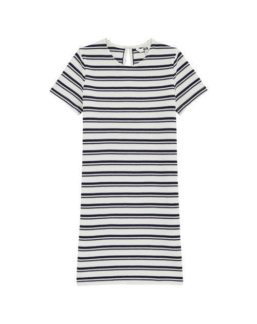 WE Fashion Kjole  marin / offwhite