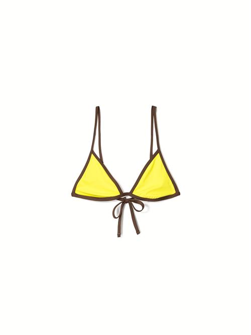 Bershka Bikinioverdel  brun / gul