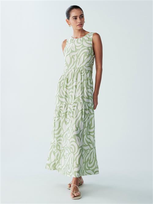 St MRLO Sommerkjole 'REMI'  beige / grøn