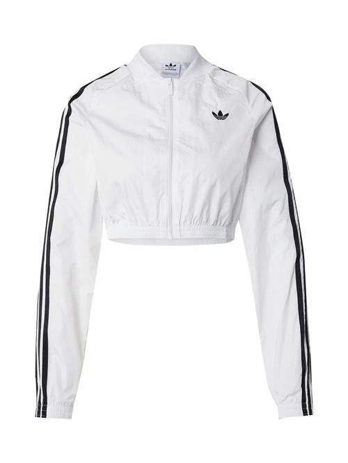 ADIDAS ORIGINALS Sweatjakke 'Adicolor Teamgeist'  sort / hvid