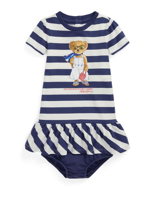 Polo Ralph Lauren Kjole  beige / navy / rød / hvid
