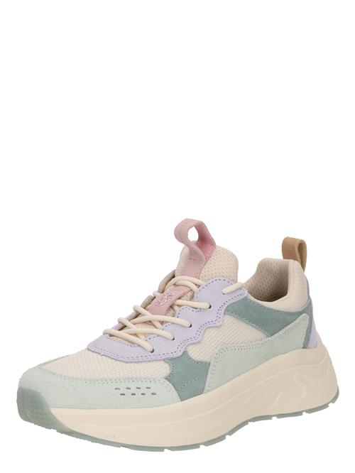 Se SALAMANDER Sneaker low  creme / smaragd / lysegrøn ved About You