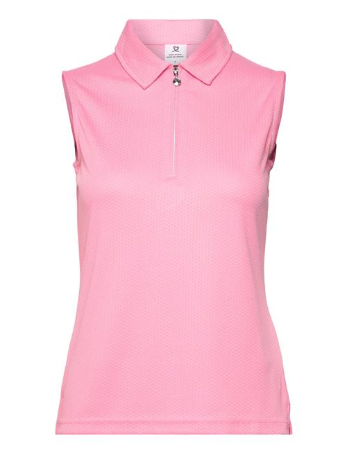 Se Peoria Sl Polo Shirt Daily Sports Pink ved Booztlet