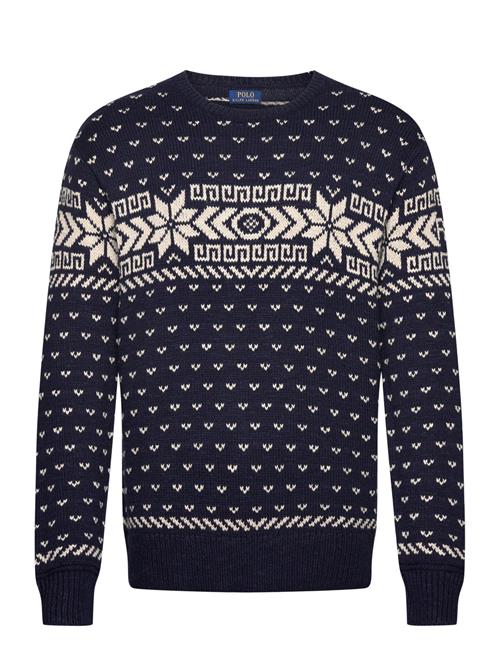 Snowflake Cotton-Cashmere Sweater Polo Ralph Lauren Navy