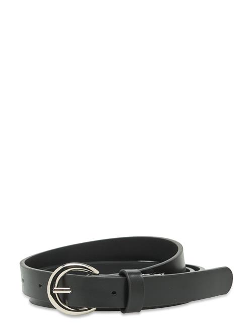 Solid Slim Belt Becksöndergaard Black