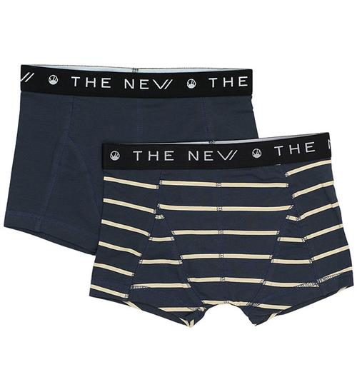 The New Boxershorts - 2-pak - Mood indigo m. Striber