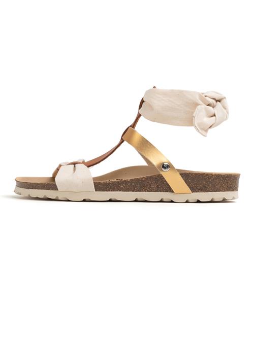 Bayton Sandaler 'Fonelle'  lysebeige / brun / guld