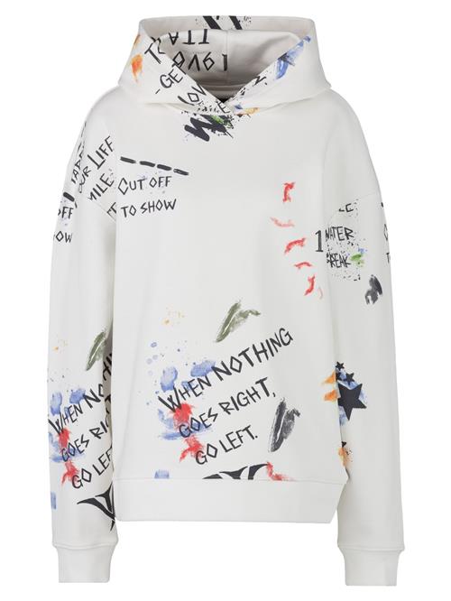 19V69 ITALIA Sweatshirt 'CHAOS GRAFFITI'  royalblå / knaldrød / sort / hvid