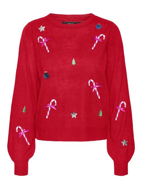 VERO MODA Pullover 'Jolly'  rød