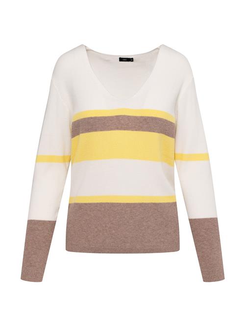 Quiosque Pullover  ecru / brun / gul