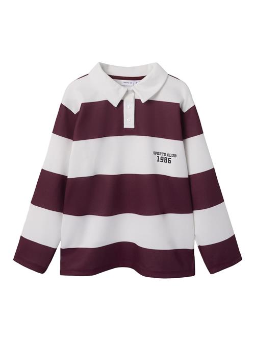 NAME IT Bluser & t-shirts  brun / hvid