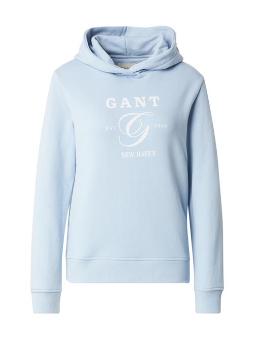 GANT Sweatshirt  lyseblå / hvid