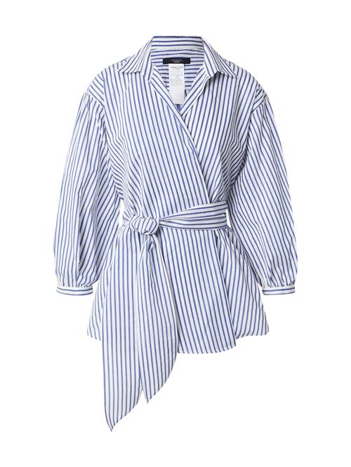 Se Weekend Max Mara Bluse 'CECI'  blå / hvid ved About You