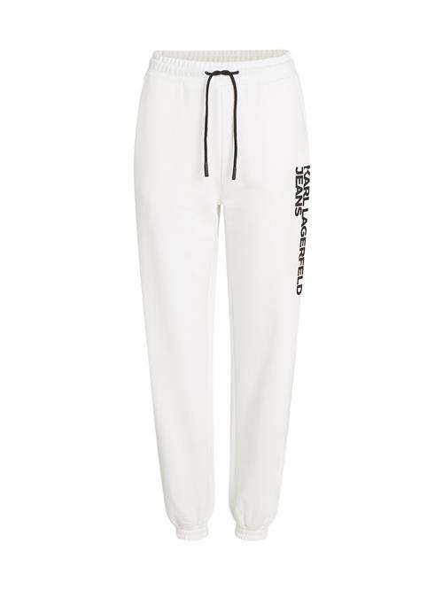 KARL LAGERFELD JEANS Bukser  sort / hvid