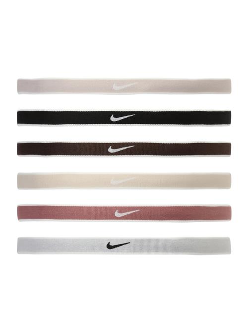 NIKE Accessoires Sportspandebånd 'Swoosh'  beige / brun / grå / gammelrosa / sort