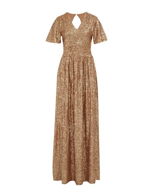 WE Fashion Festkjole  guld