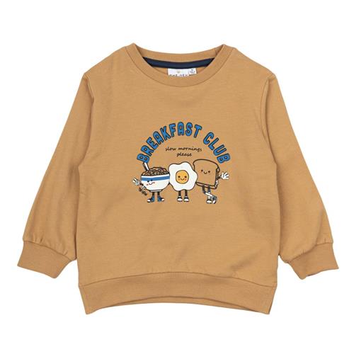 The New Siblings GOTS Navin Sweatshirt Apple Cinnamon 86 cm  Beige  86 cm  mand