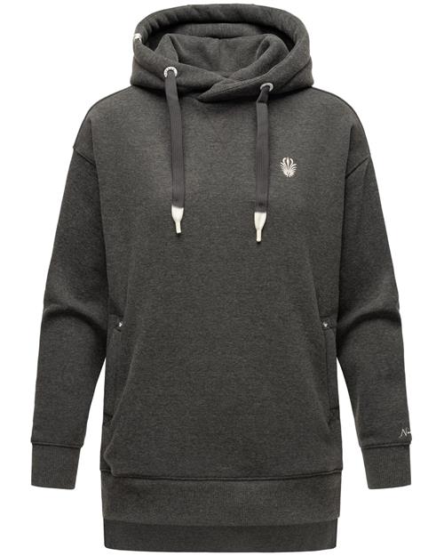 Se NAVAHOO Sweatshirt 'Silberengelchen'  mørkegrå / hvid ved About You