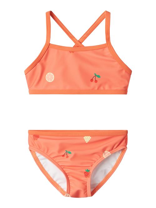 NAME IT Bikini  lysegul / gran / koral / knaldrød