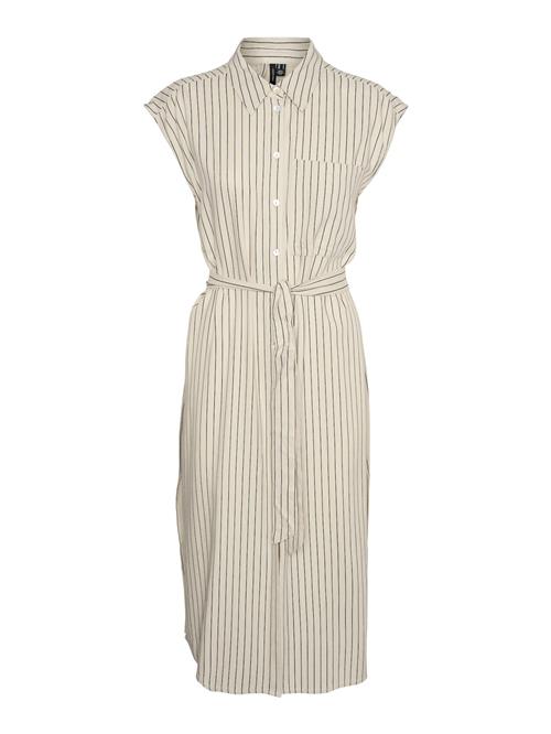 VERO MODA Blusekjole 'VMMYMILO'  greige / sort