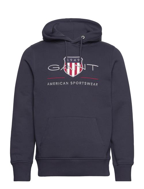 Reg Archive Shield Hoodie GANT Navy