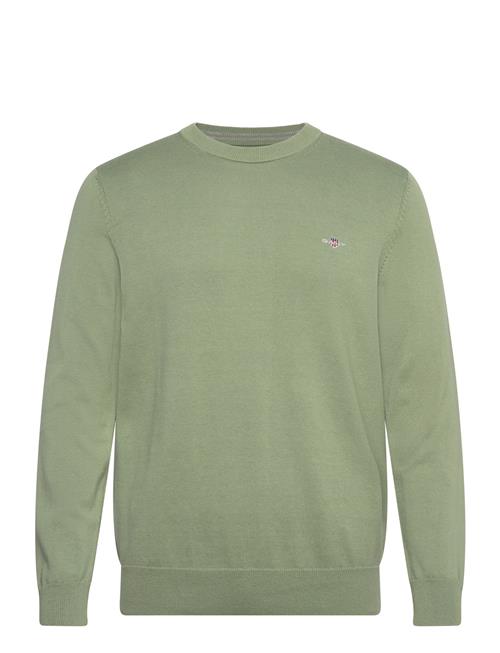 Classic Cotton C-Neck GANT Khaki