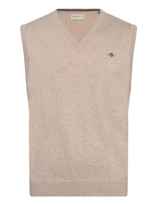 Classic Cotton Slipover GANT Beige