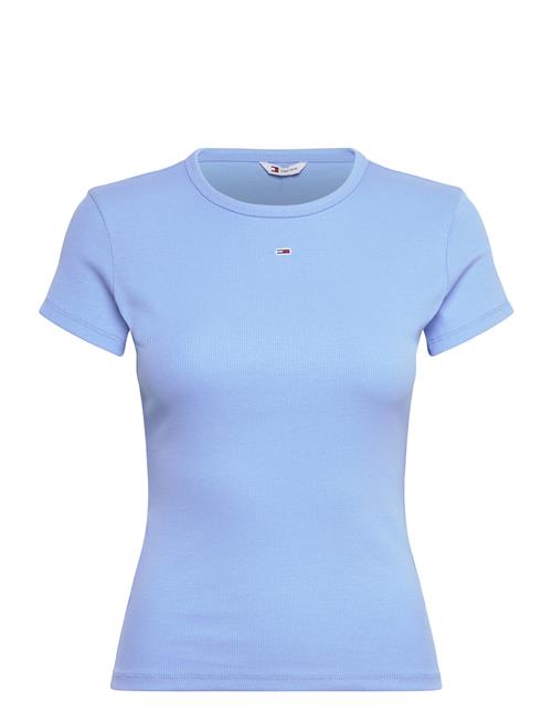 Tjw Slim Essential Rib Ss Tommy Jeans Blue