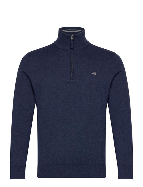 Classic Cotton Half Zip GANT Navy