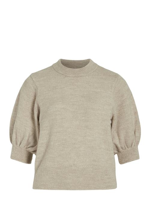 Vibiola 3/4 Sleeve Knit Top #6 Vila Beige