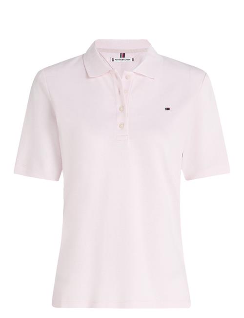 Se 1985 Reg Pique Polo Ss Tommy Hilfiger Pink ved Booztlet