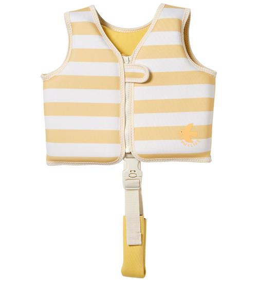 SunnyLife Svømmevest - Sid The Seagull - Mustard Stripe