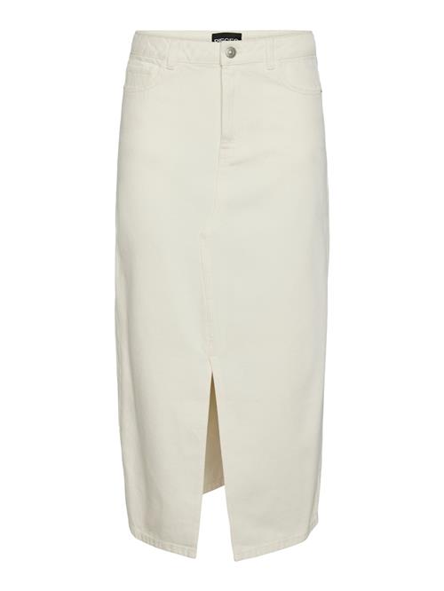 PIECES Nederdel 'PCKenise'  white denim