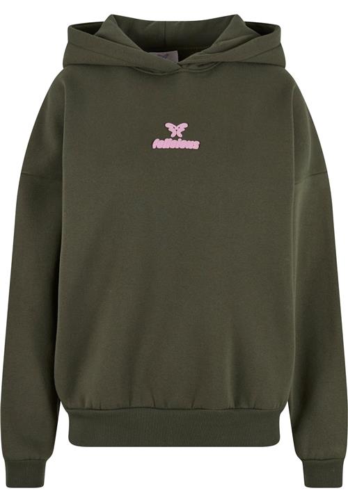 Felicious Sweatshirt  mørkegrøn / pink