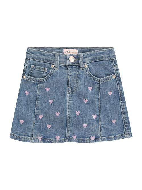 ONLY GIRLS Nederdel 'KMGHoxton'  blue denim / lyserød