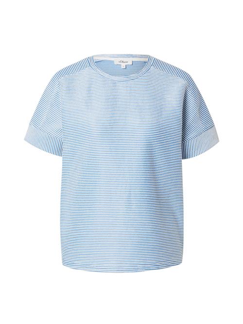 s.Oliver Shirts  azur / hvid