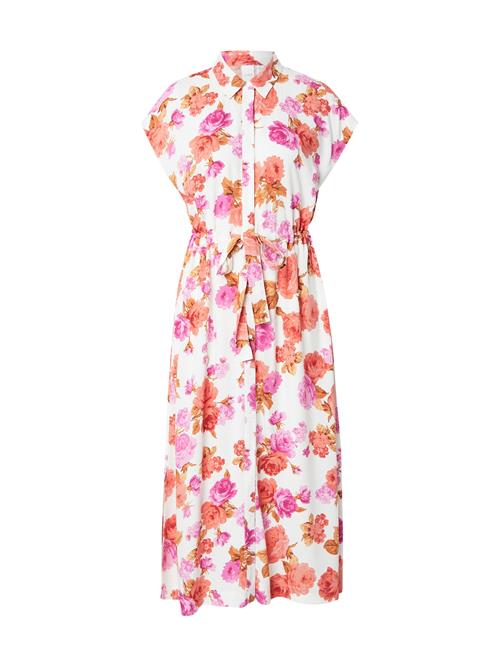 YAS Blusekjole 'YASAsina'  khaki / orange / pink / hvid