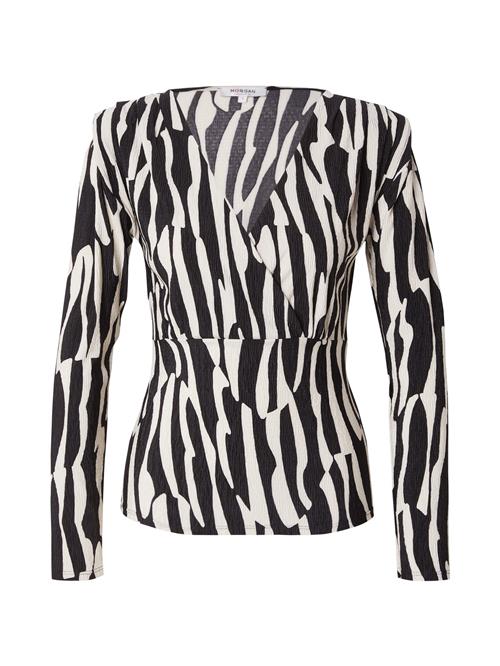 Morgan Bluse  sort / hvid