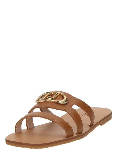 Liu Jo Pantoletter 'SABA'  karamel / guld