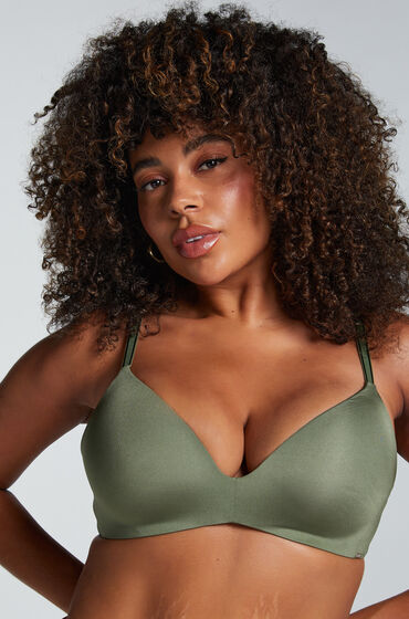 Hunkemöller Formstøbt bh uden bøjle Mona Grøn