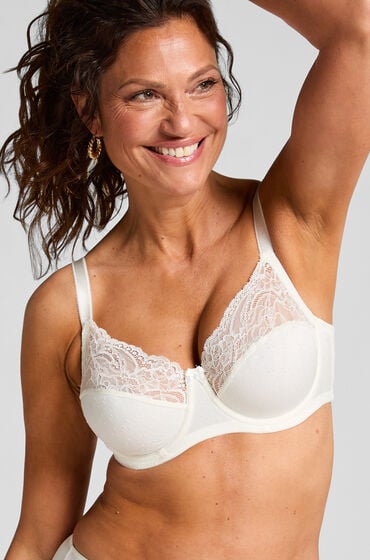 Hunkemöller Ikke-formstøbt bøjle-bh Sophie Hvid