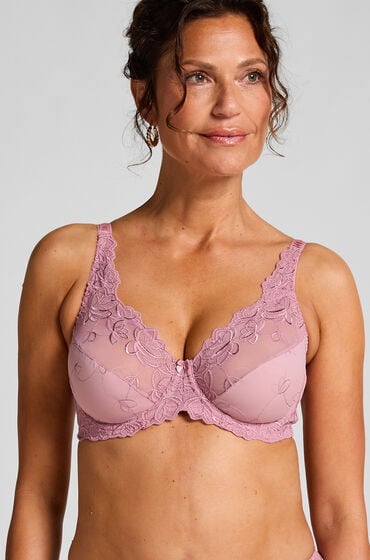 Hunkemöller Ikke-formstøbt bøjle-bh Diva pink