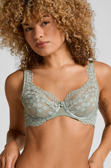 Hunkemöller Ikke-formstøbt bøjle-bh Daisy Grøn