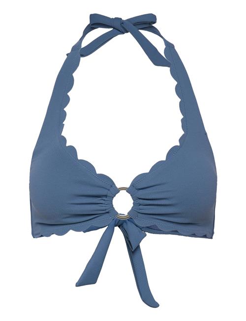 Scallop Halter Bikini Top Hunkemöller Blue