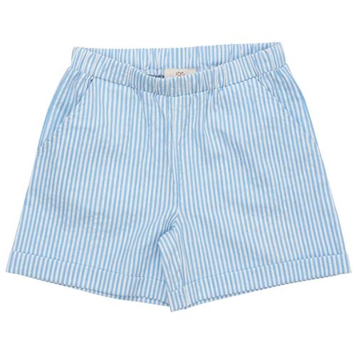 Copenhagen Colors Stribet Shorts Himmelblå 128 cm  Blå  128 cm  Unisex