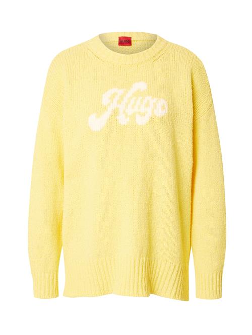 HUGO Pullover 'Sareedi'  gul / hvid